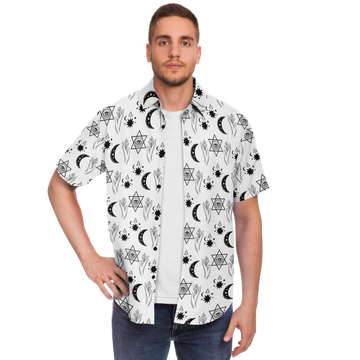 Celestial Mystical Esoteric Button Shirt