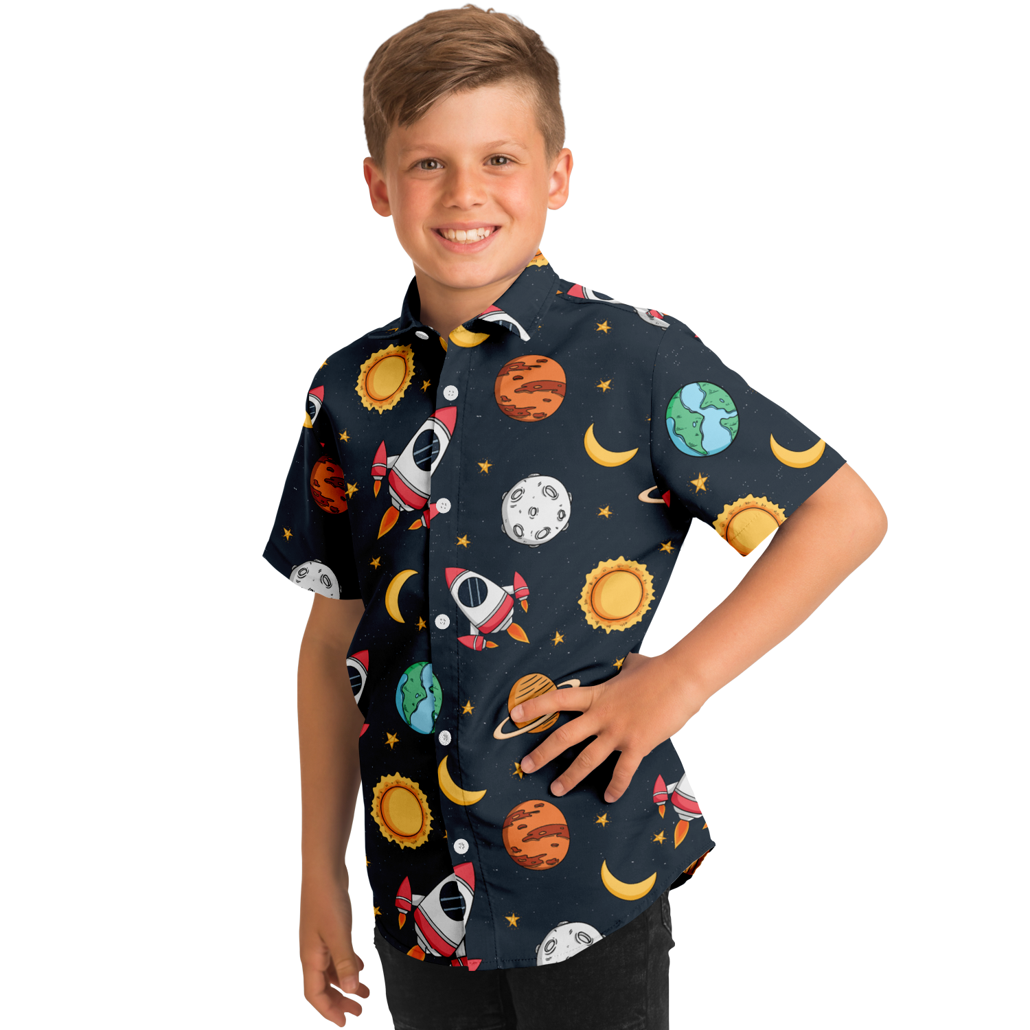 Planetary Space Shirt For Kids