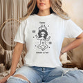 model wearing a Funny Taurus Women's Tee