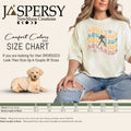 size chart for comfort colors tshirts