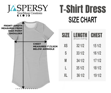 tshirt dress size chart